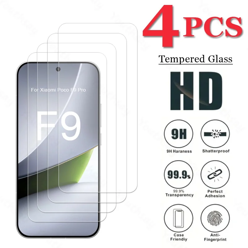 Für Xiaomi Poco F9 Pro Glas Oleophobe Anti-Kratz-Schutzfolie Poco F9 Pro Panzerglas Bruchsicher Poco F9 Ultra Glas