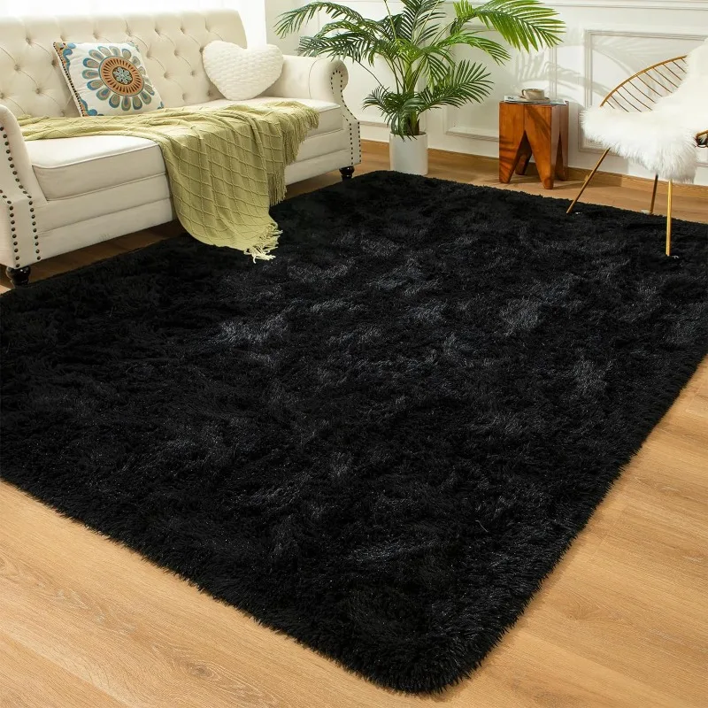 

Soft Fluffy Bedroom Rugs, Indoor Shaggy Plush Area Rug for Boys Girls Kids Baby College Dorm Living Room Home Decor