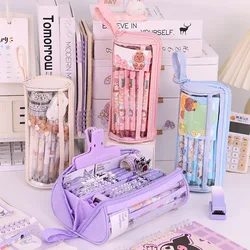 Transparent Pencil Case Creative Simple and Multifunctional Primary and Secondary School Student Stationery Pencil Case