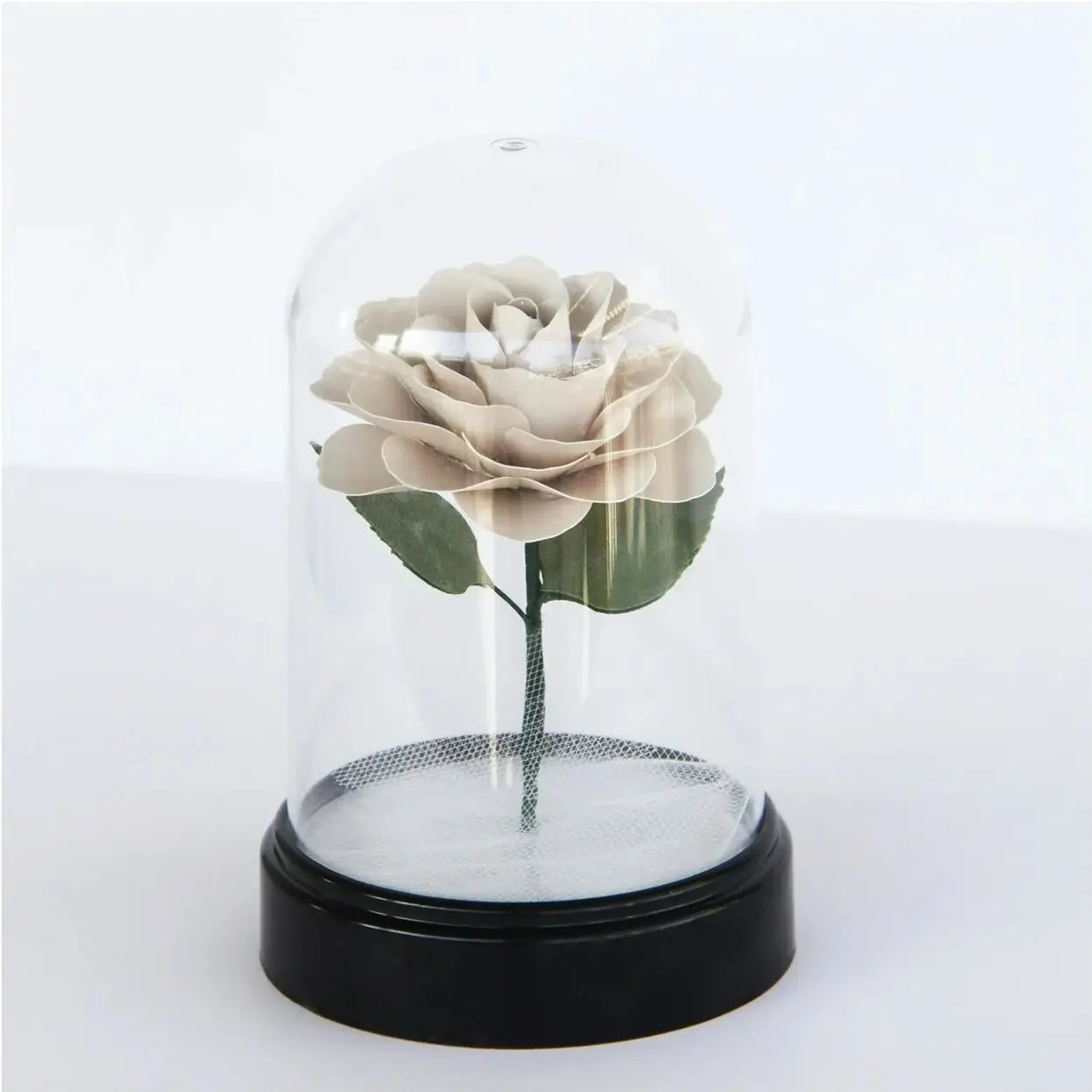 Paper Rose In A Dome
