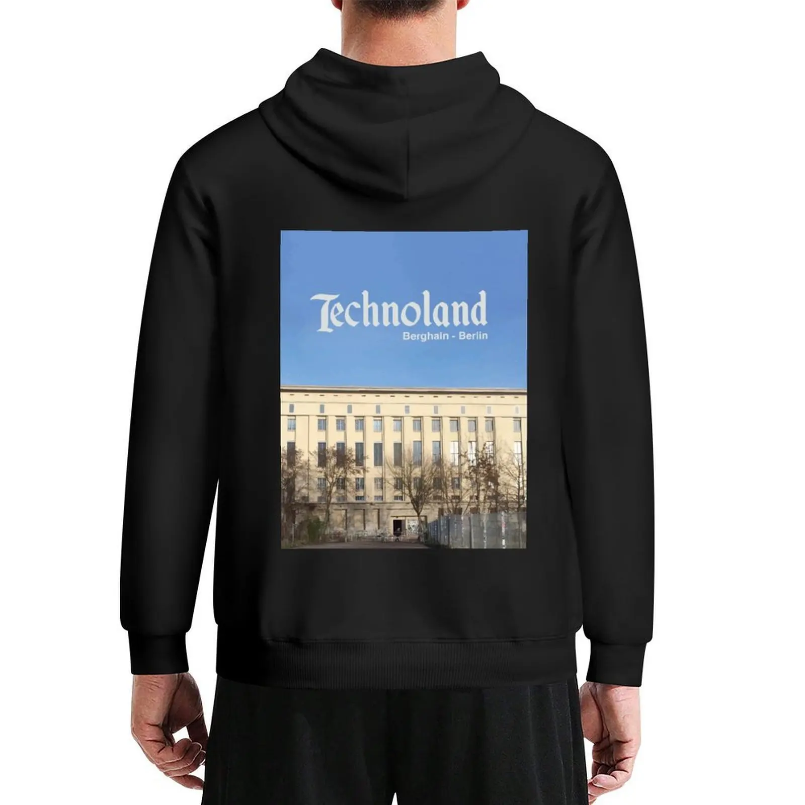 

Technoland, Berlin, the Techno Meca! For Techno djs Hoodie blouse anime clothes men wear korean style clothes hoodie men