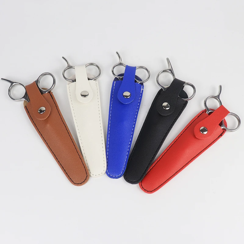 Schutzbezug für Friseurscheren, aus PU-Leder, tragbare Schutztasche für Friseurbedarf. – Detail 6