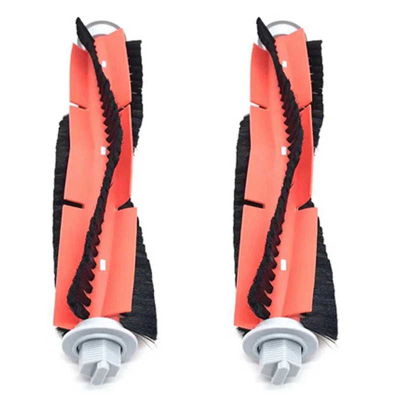 A20M 2X Roller Main Brush Replacement Parts For Xiaomi Mijia Lydsto R1 Robot Vacuum Cleaner Accessories Black