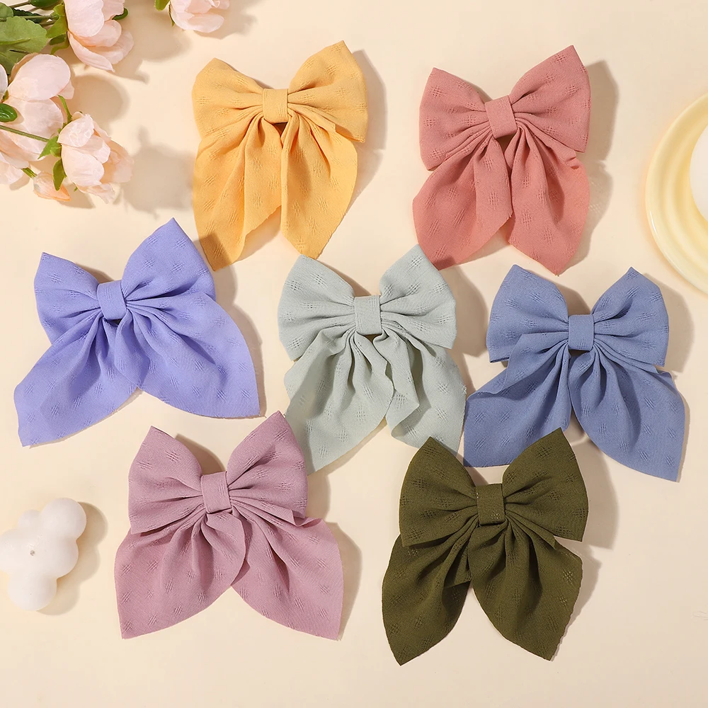 10 قطعة لون عشوائي إرسال وصمة عار Bowknot ذيل حصان مشبك شعر للفتيات بوتيك سبيكة hairgripes إكسسوارات الشعر الحلو للنساء #4