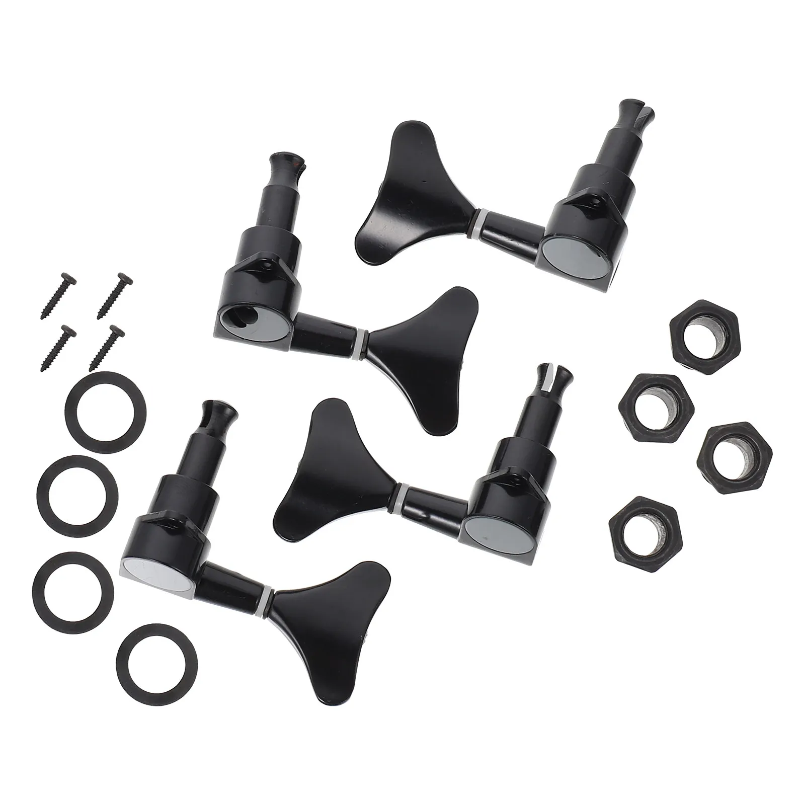 4Pcs Guitar String Adjustment Buttons Metal Durable Rustproof Sturdy Guitar Tuning Tool String Accessories Metal Tuning Button