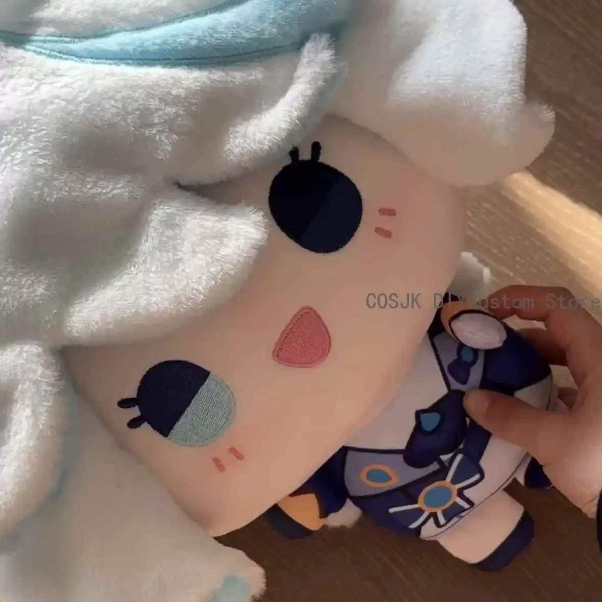 35cm Game Furina de Fontaine Genshin Impact Anime Big Head Figure Maumet Puppet Idol Plushies Pillows Pillow Cosplay Xmas Gift - view 2