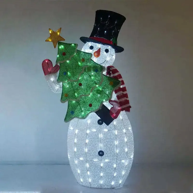 Christmas Snowman Motif Light Decoration Holiday Decoration Home Customized Motif Light