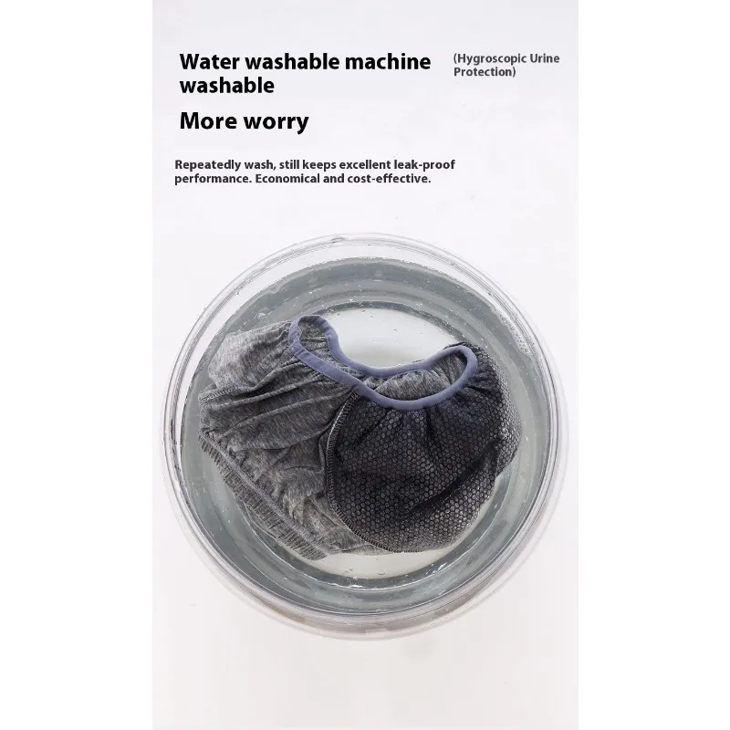 Incontinence Diaper Underwear Elderly Patient Washable Leak Proof Reusable Brief Adult Comfortable Thicken Pants Bed Protection