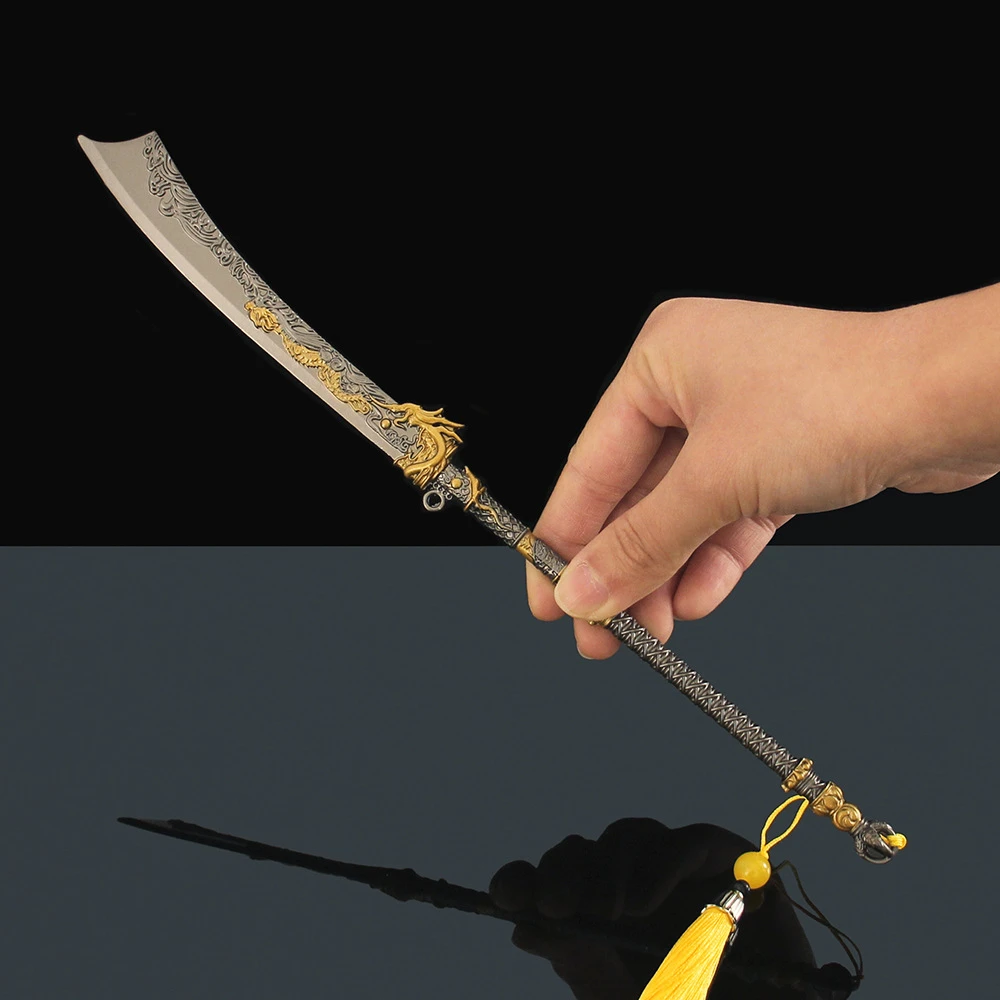 29cm Naraka: Bladepoint Weapon Nameless Mo Dao Game Peripheral Model Samurai Knife Alloy Prop Ornament Crafts Gift Toys for Boys