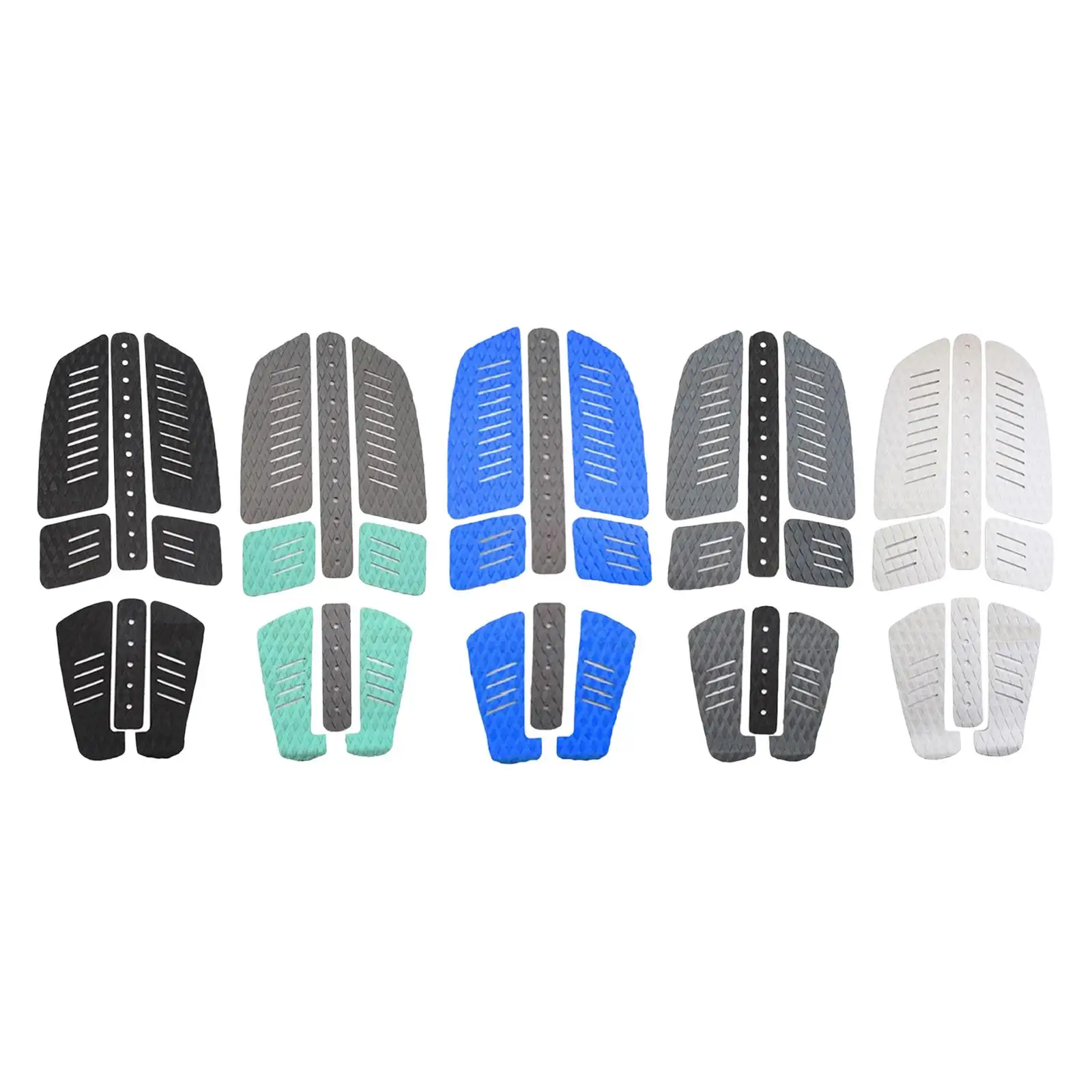 8 Pieces Surf Deck Traction Pad Foot Deck Tail Pad DIY Heel Pad Accessories