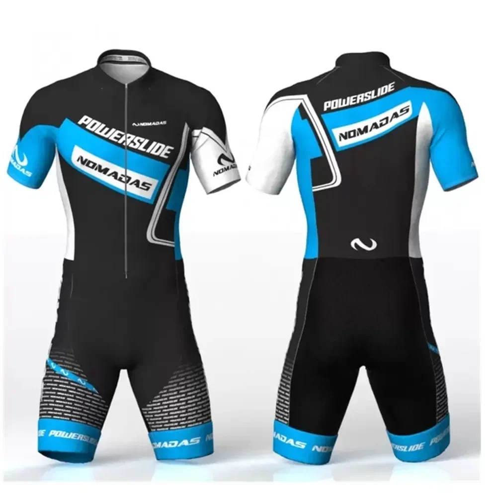 Team Triathlon Skate Suit Skinsuit Speed Skaters Suit Inline Roller Racing Short track Speed Skats Clothing Skating Jumpsuit