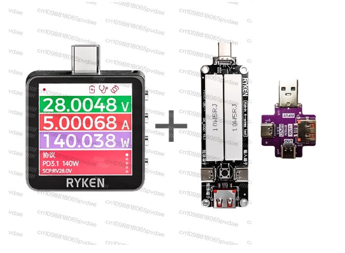 RK-X3 Voltage and Current Tester USB Mobile Fast Charging Tester Laptop Charging Test accessories