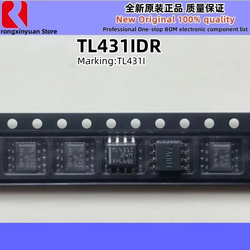 10Pcs TL431CDR TL431C TL431IDR TL431I TL431ACDR 431AC TL431AIDR 431AI TL431BCDR T431B TL431BIDR Z431B TL431 SOP-8 100% 신규