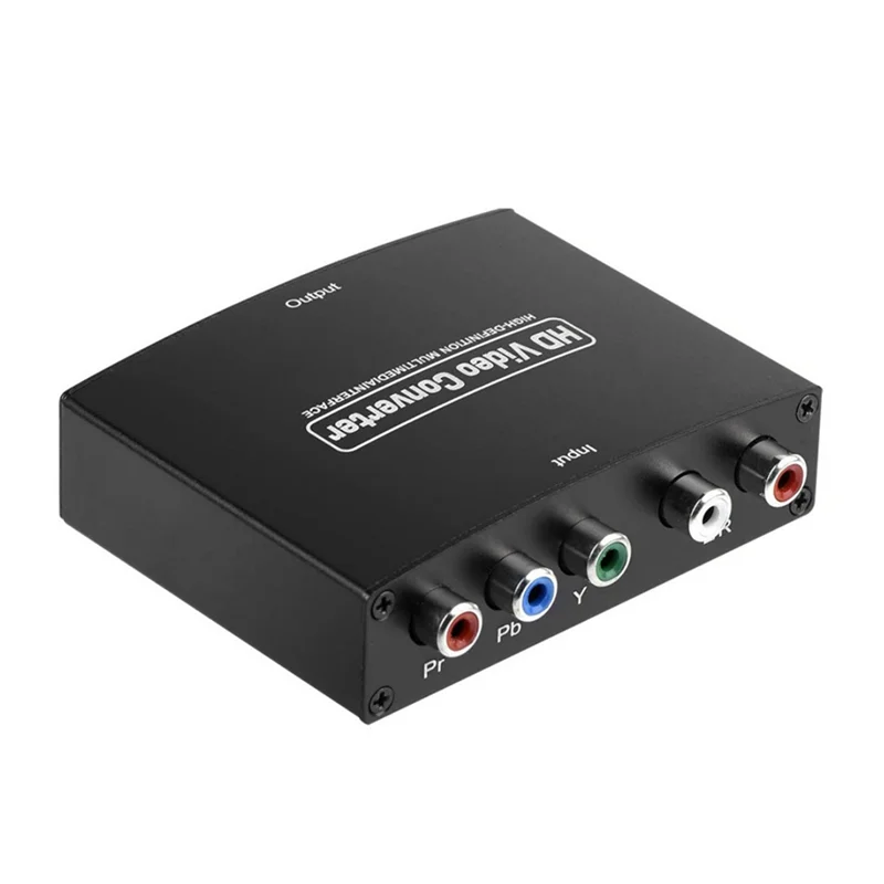 Ypbpr para HDMI Component to HDMI Compatível com Conversor HD, Conversor L/Raudio para HDMI Compatível