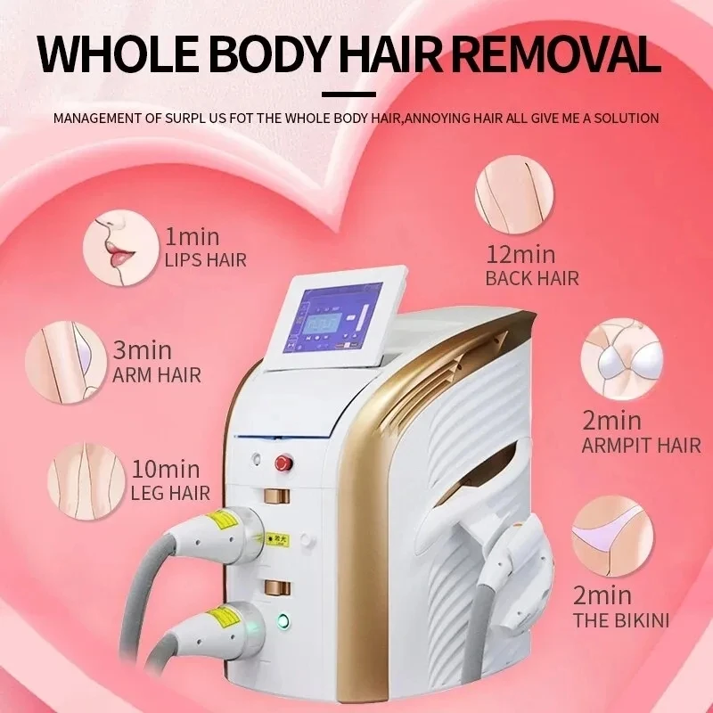 Latest style best-selling OPT/IPL/Light hair removal machine, skin rejuvenation and whitening beauty salon/home