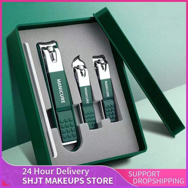 

Nail Clipper Set HighGrade Household Nail Clippers Men And Women Universal Pedicure Tools Simple Portable Nail Tools Boxes Gift