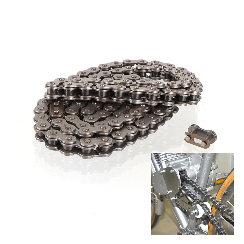 415H-110L Chain With Connector Link For 49cc 60cc 66cc 80cc 2-Stroke Engine Motor Motorized Bicycle Bike Heavy Duty Chain