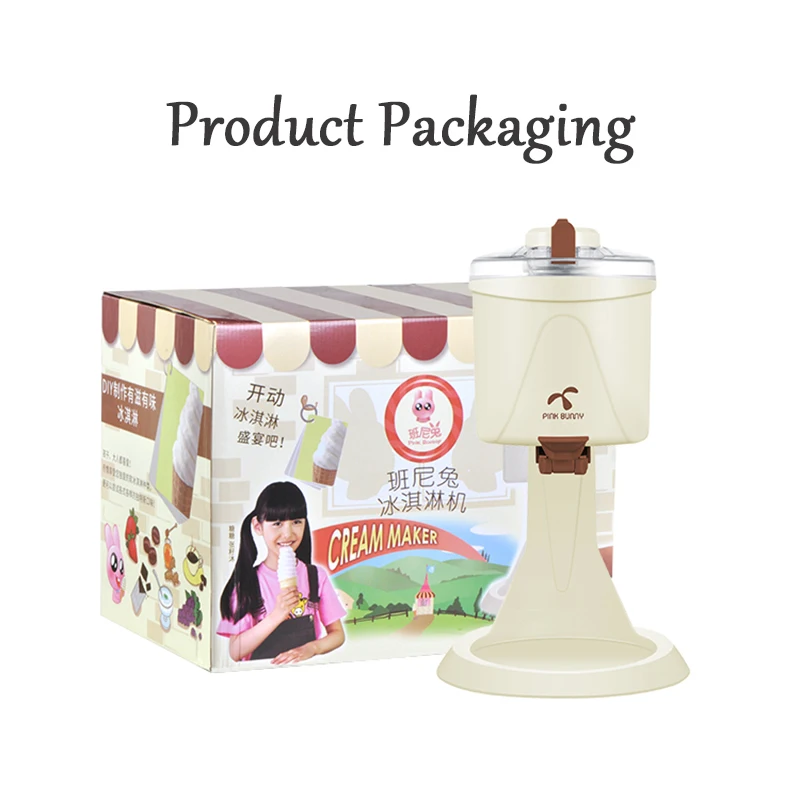 آلة الآيس كريم المنزلية التلقائي لتقوم بها بنفسك آلة الفاكهة المجمدة 1L آلة حلوى الفاكهة آلة ميلك شيك BL-1000 220 فولت 21 واط