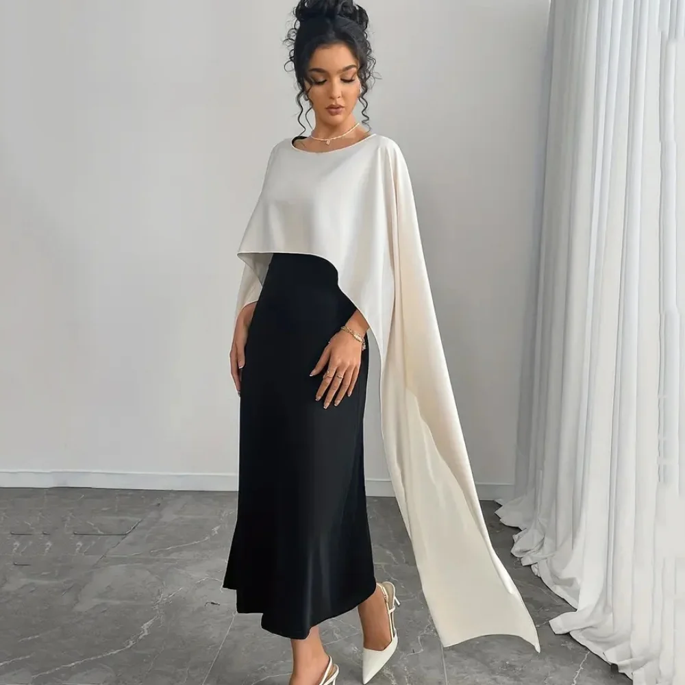 O Collo Occasioni formali Abiti da ballo eleganti personalizzati Abiti da festa semplici Abiti da sera di linea 2025 Nuovo فساتmavera