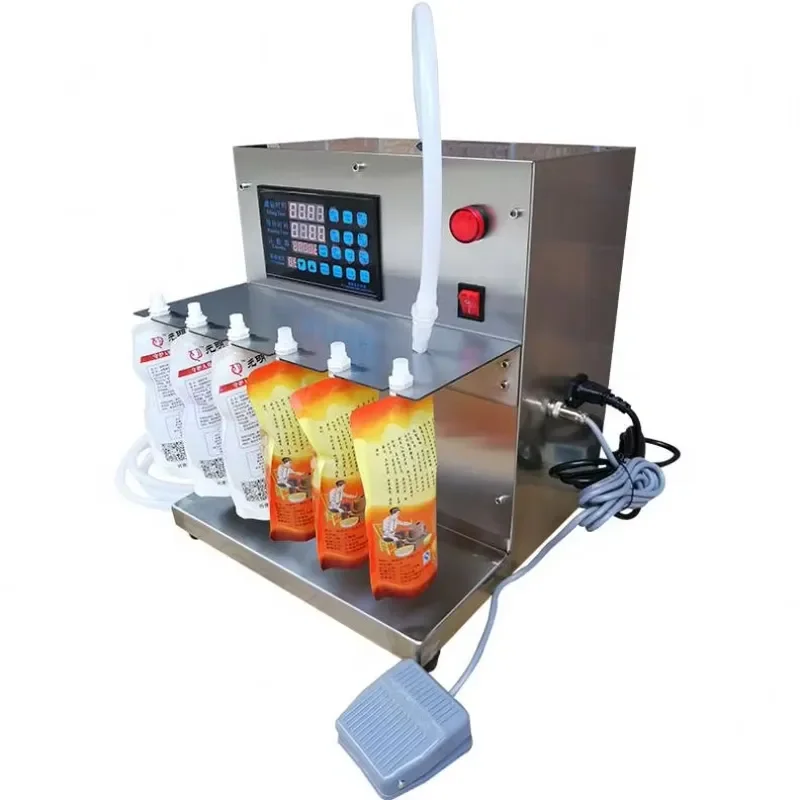 Vertical Bag Filling Machine Nozzle Liquid Detergent Packaging Equipment Automatic Pouch Packing for Factory Production Line