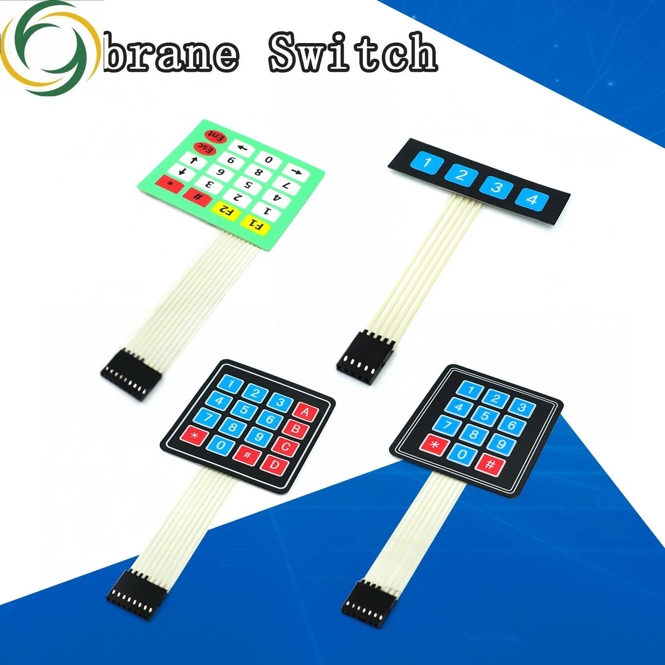 4 12 16 20 Key 1*4 4*3 4*4 4*5 Membrane Switch Keypad 1x4 3x4 4x4 4x5 Matrix Array Matrix keyboard for arduino smart car NEW