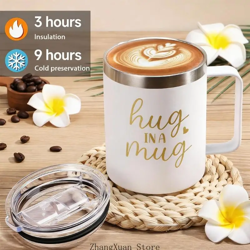 Geschenkset für Frauen, 8-teilig, Flanelldecke, Thermobecher, Duftkerze, Pflege für Sie, angenehme Erholung, Unterstützung 3 x – Detail 5
