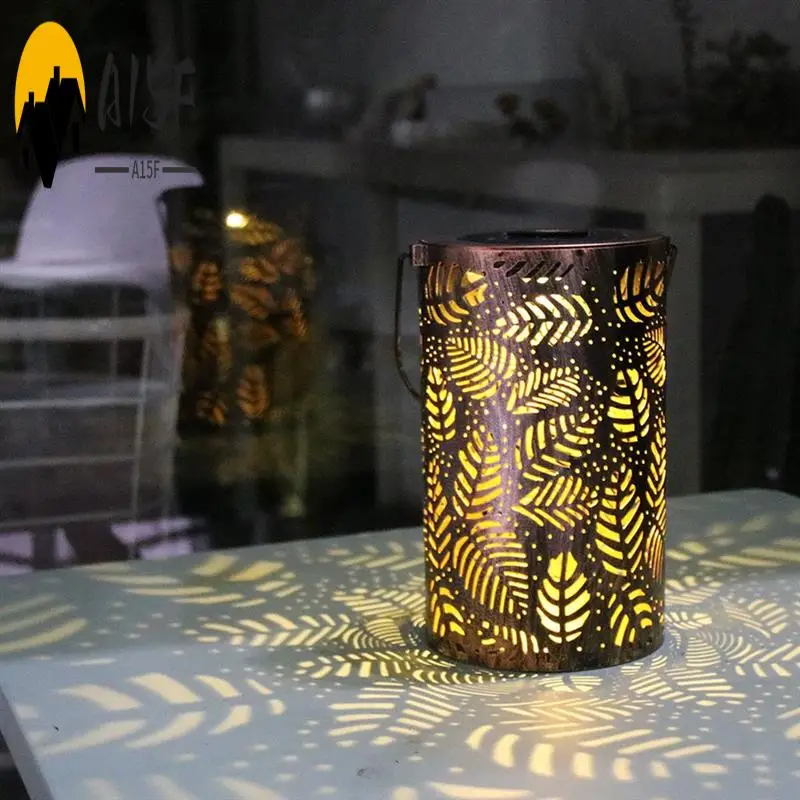 

A15F-Solar Hollow Light Железный узор Проекционный светильник Открытый двор Сад Декоративный ландшафтный светильник