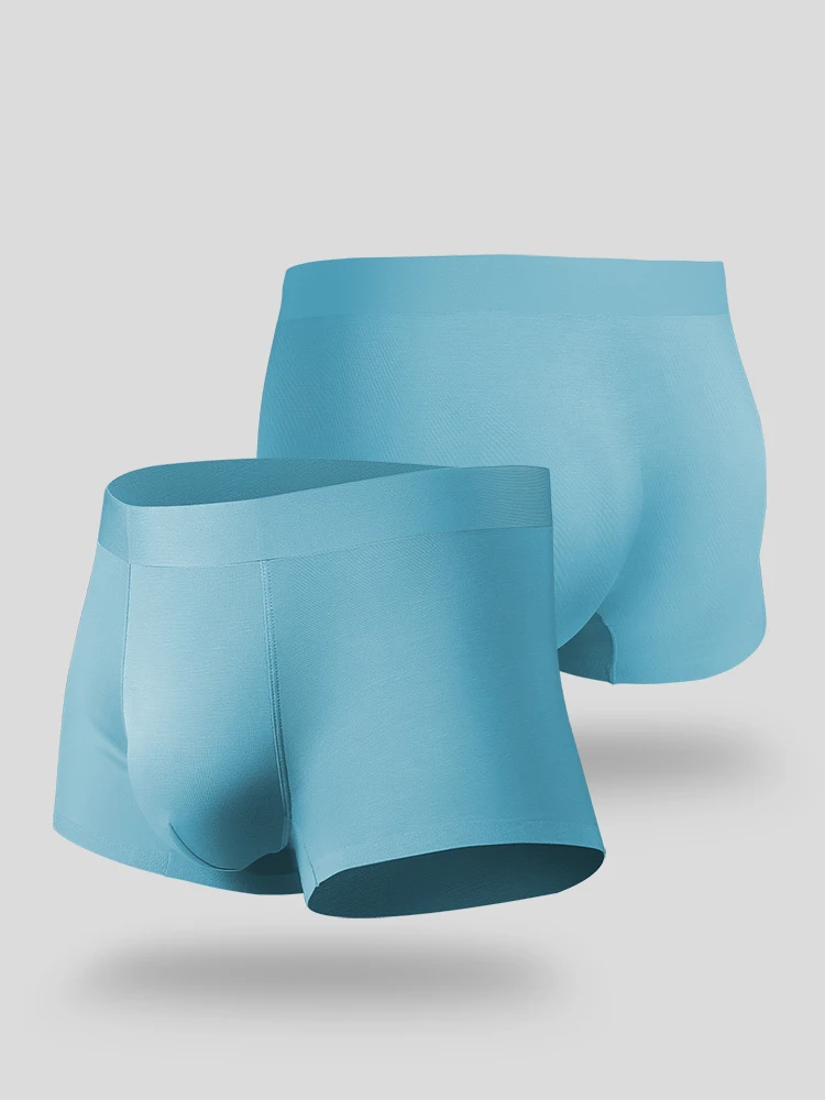 Ropa interior Modal para hombre, boxers delgados de verano, cómodos deportes para hombre, boxers antibacterianos transpirables para hombre