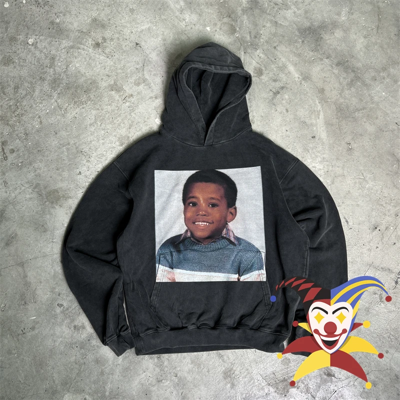 Vintage KANYE WEST YE CHILD VINTAGE PHOTO Hoodie Men Women 1:1 High Quality Casual Hooded Pullovers