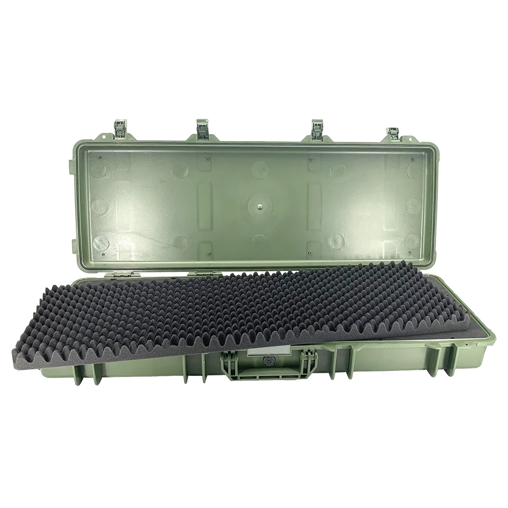 Hard Plastic Engineering Firearms Equipment Safety Case Portable Tool Box Suitcase Gun Case