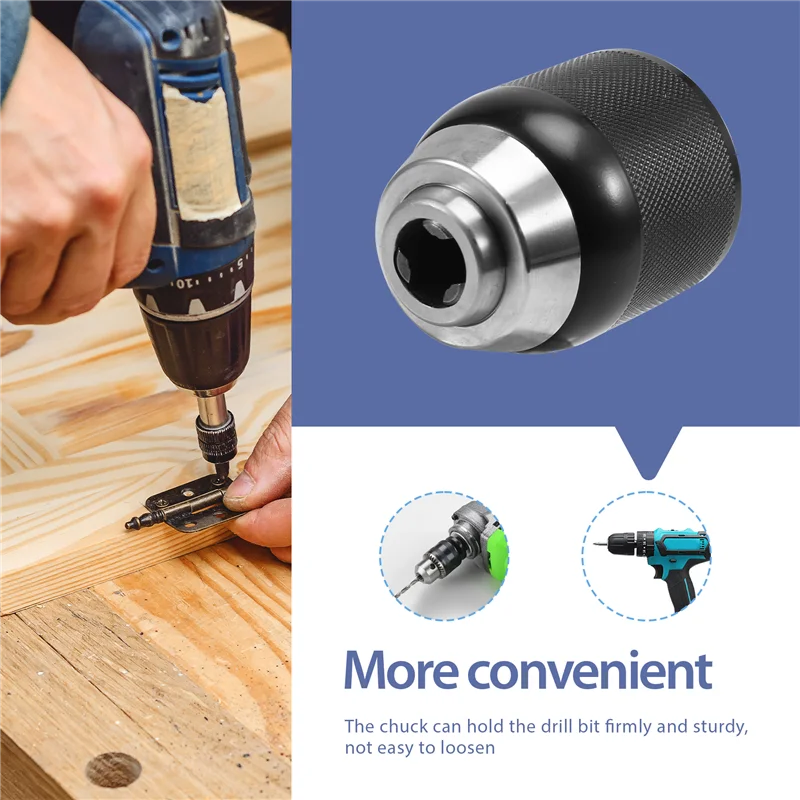Das neue Convert Schlagschrauber-Spannfutter und Schaft-Set, Spannfutter, quadratischer Adapter, elektrisches Bohrfutter