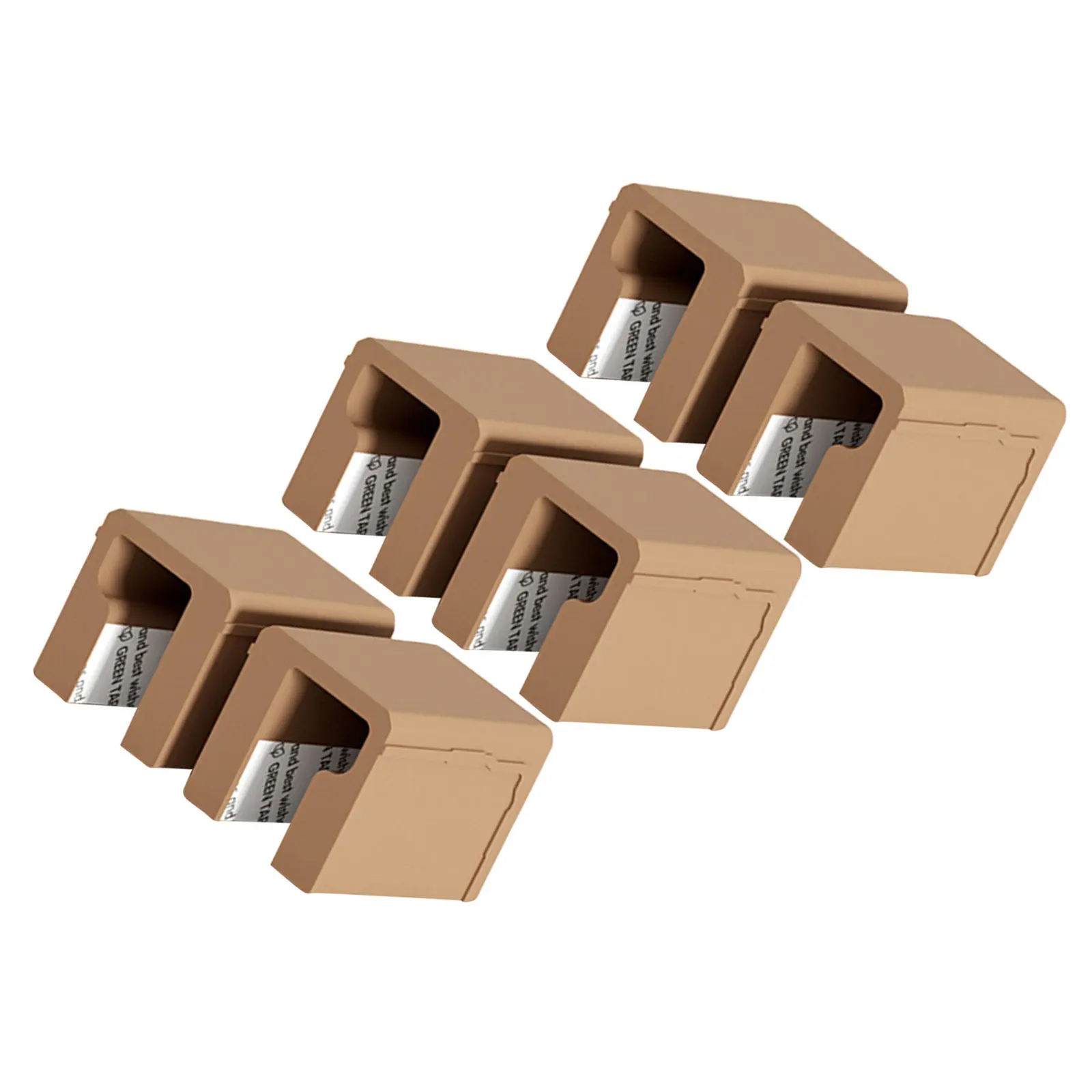 

6Pcs Strong Adhesive Silicone Corner Protectors for Drawer Handles Wardrobe Cabinets Baby Proofing Furniture Edge Guards