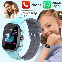 Children SIM Card Anti-lost Watches Call for Kids Smart Watch Boys Girls Waterproof Smartwatch Clock Spanish Portuguese English