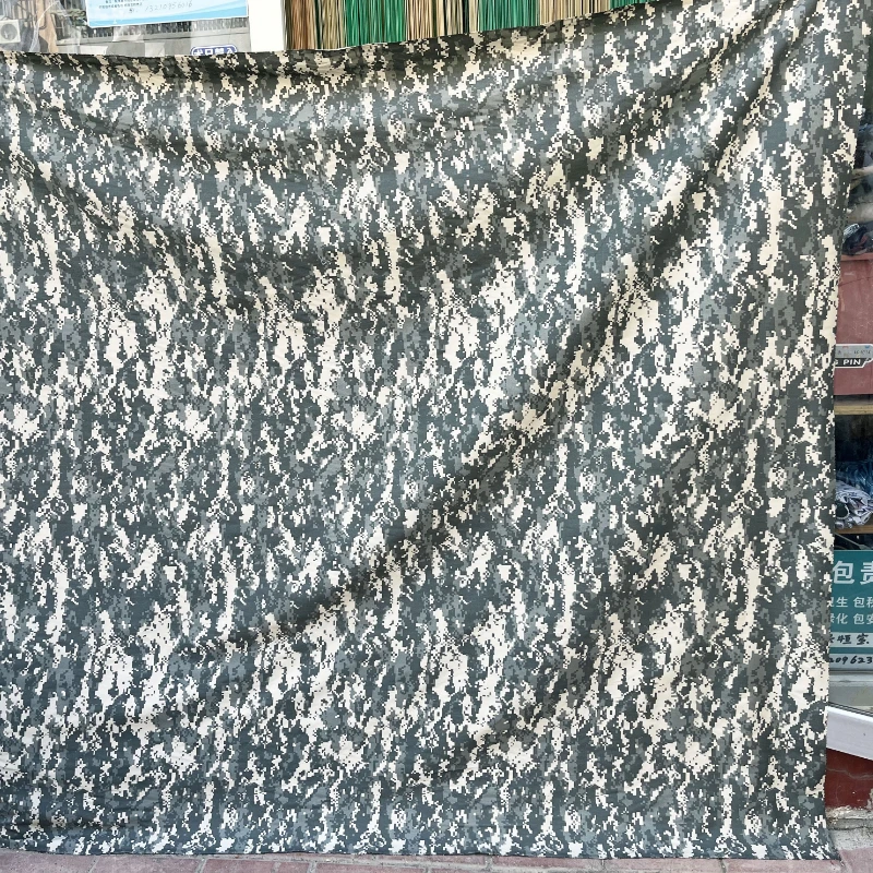 

1.48M Width Tatical Digital Camouflage Fabric Hunting Camo Cloth Gray Beige White Mosaic Polyester Cotton Fabric Sewing DIY