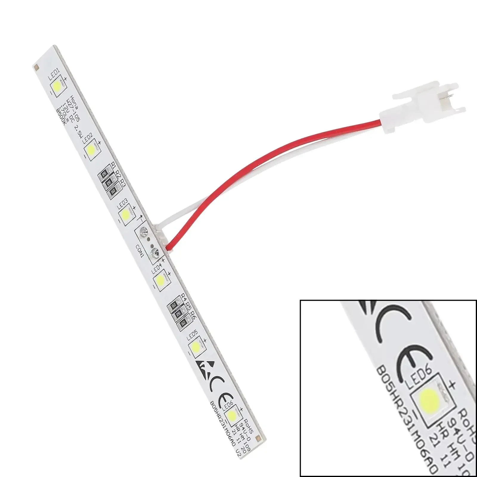 1pc Metal Refrigerator Light Suitable For Ouma Refrigerator W27-105 Refrigeration Lighting Light Strip Home Improvement Cooling
