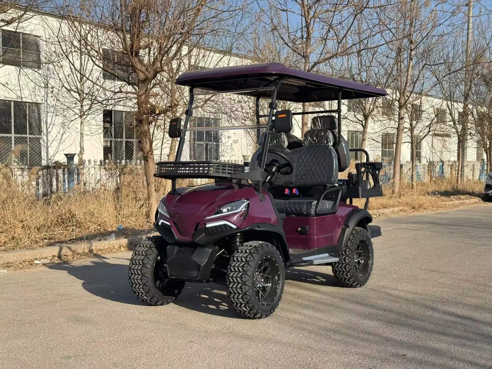 عربة جولف كهربائية للبيع 72 فولت ليثيوم مخصصة مريحة 4 مقاعد 2 + 2 4 + 2 عربة جولف عربات جولف كهربائية #2