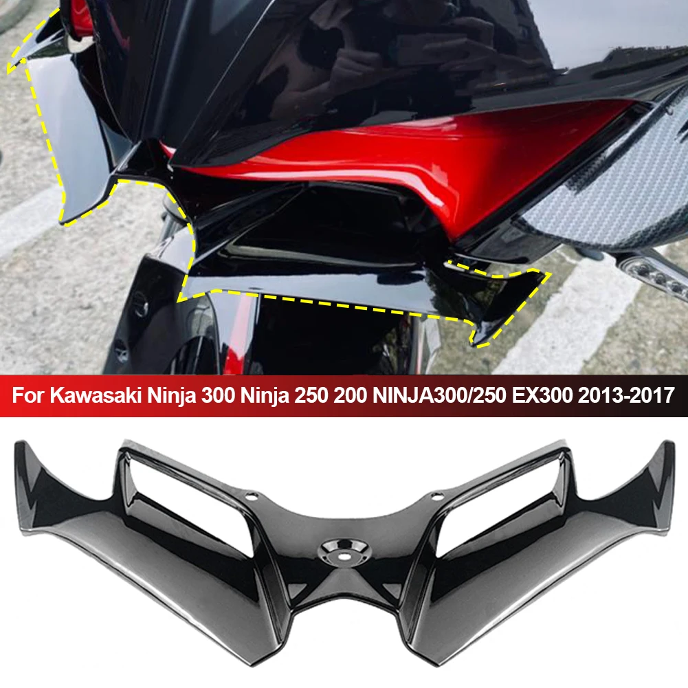 Motorcycle Winglet Aerodynamic Wing Kit Spoiler Motor Accessories ForKawasaki Ninja 300 Ninja 250 NINJA300/250 EX300 2013-2017