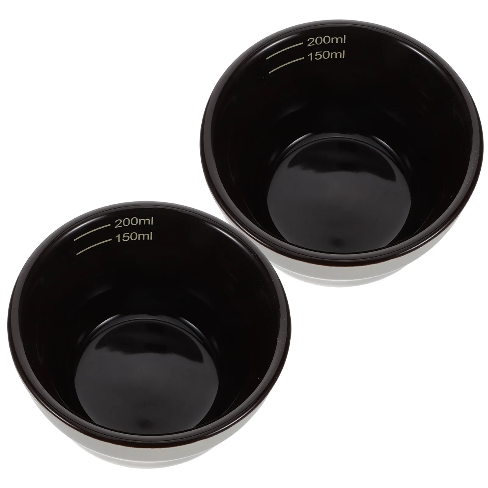 2 pcs 200Ml Ceramic Coffee Cupping Precision Measuring Bowl Halloween Christmas New Year Ceramic Espresso Dosing Cup Tools
