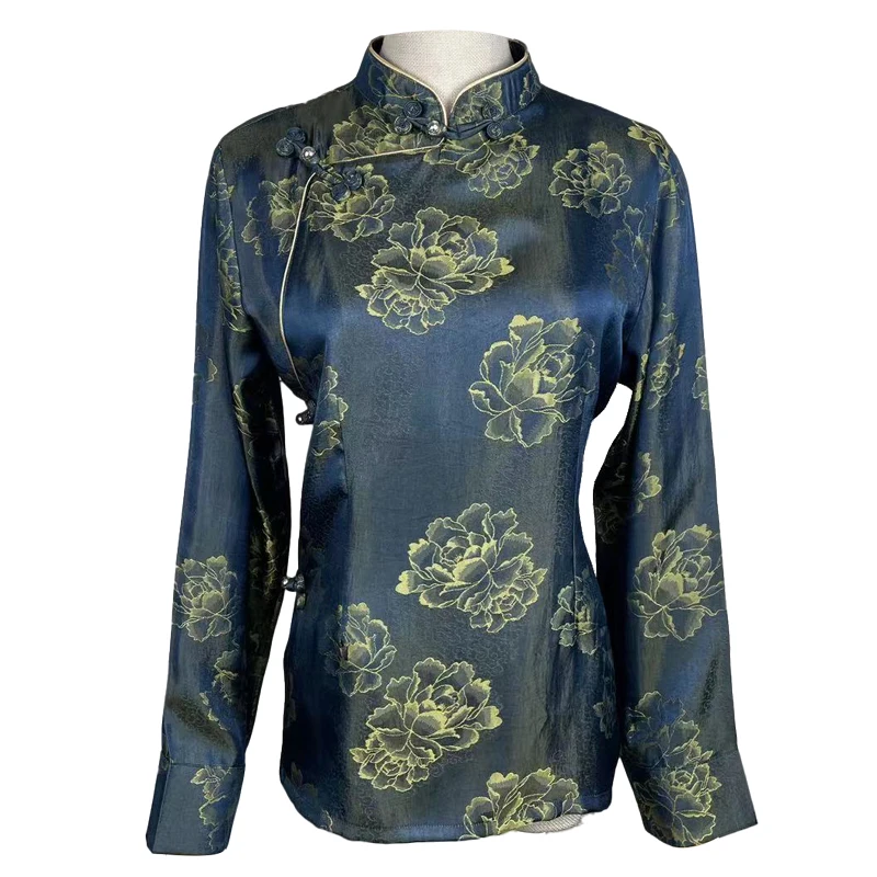 

Summer Tibetan Clothes Hanfu Women Tibet Blouse Chinese Traditional Clothing Tops Shirt