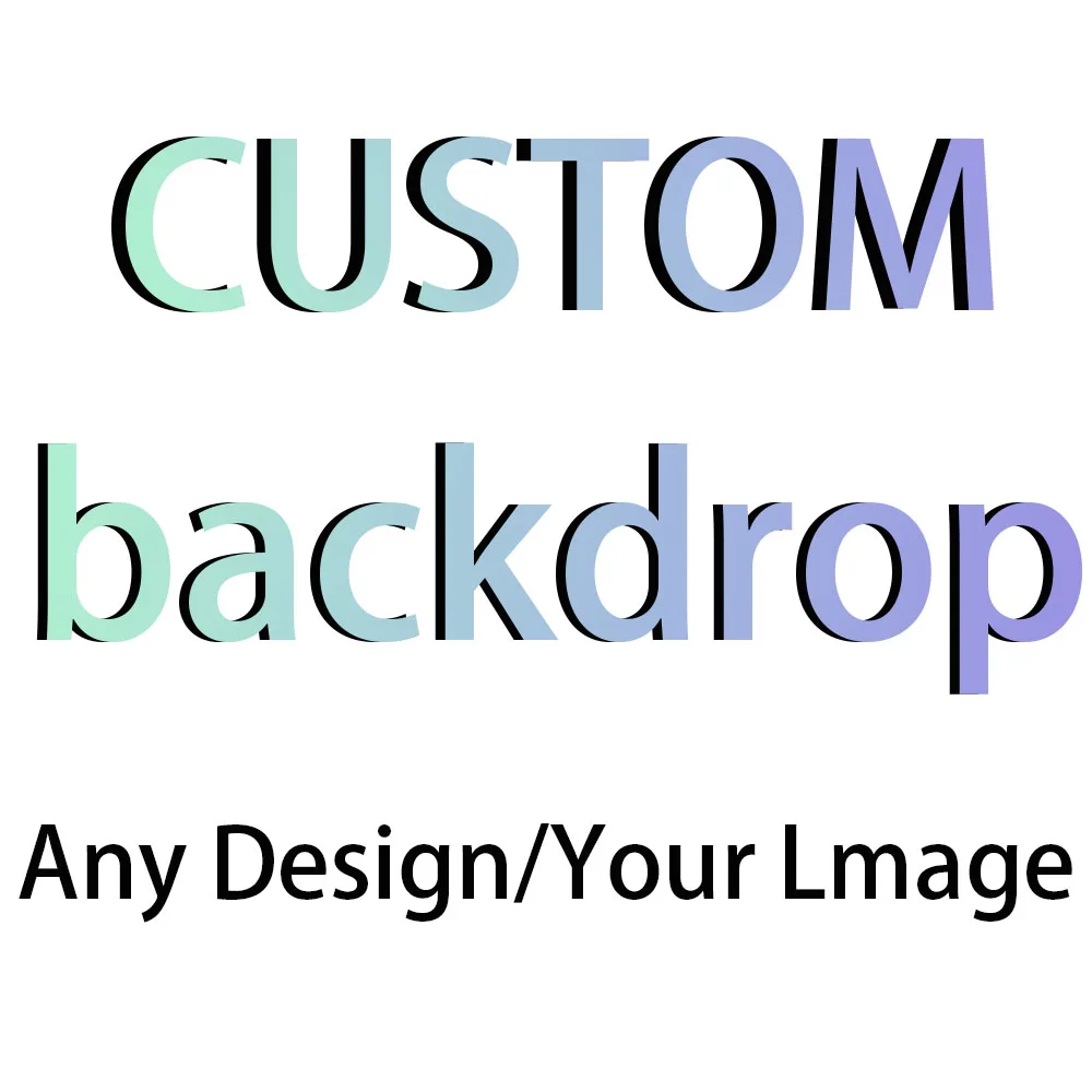 Custom Photography Background Personalized Backdrop Photophone Send Us Picture/Link Or Print Your Own Artwork Directly