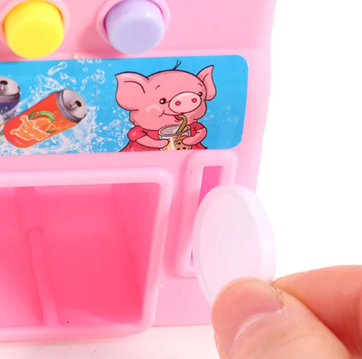 

【BBS】Kids Simulation Self-service Vending Machine with Mini Coins Drinks Play Toys