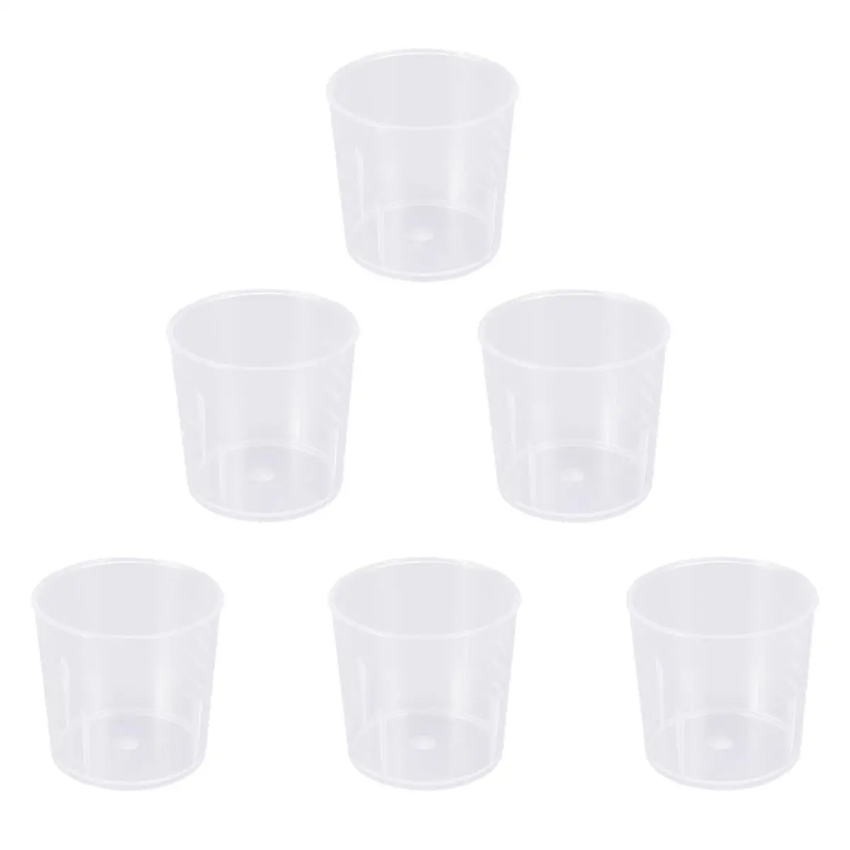 

30 Pcs Measuring Cup School Laboratory Cups Clear Graduated Beakers Tools for Milk Kitchen Solution