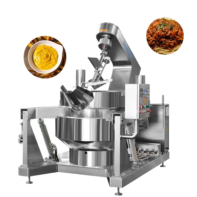 Industrial Meat Mill Robot Mixer Fried Rice Machine Automatic For Caramel Sauce