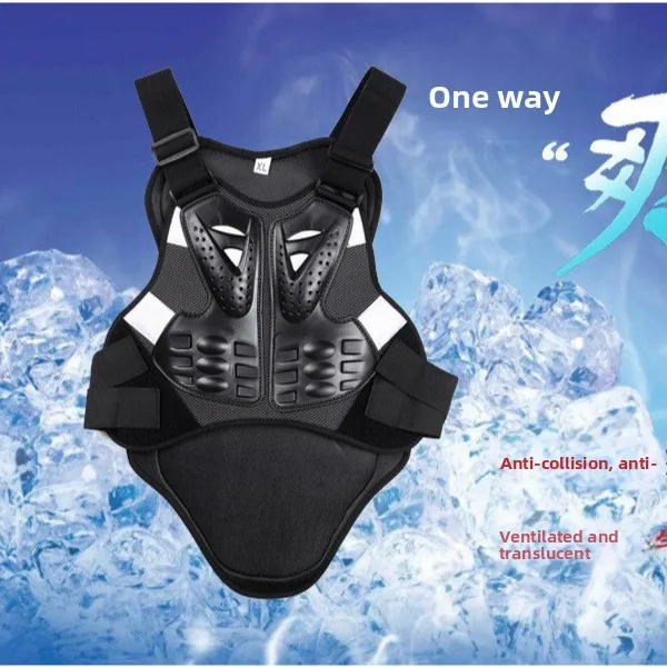 التزلج على الجليد، الحرس الخلفي للدراجة النارية، مجموعة واقي العمود الفقري، معدات الحماية الرياضية، سترة سباق الدرع #5