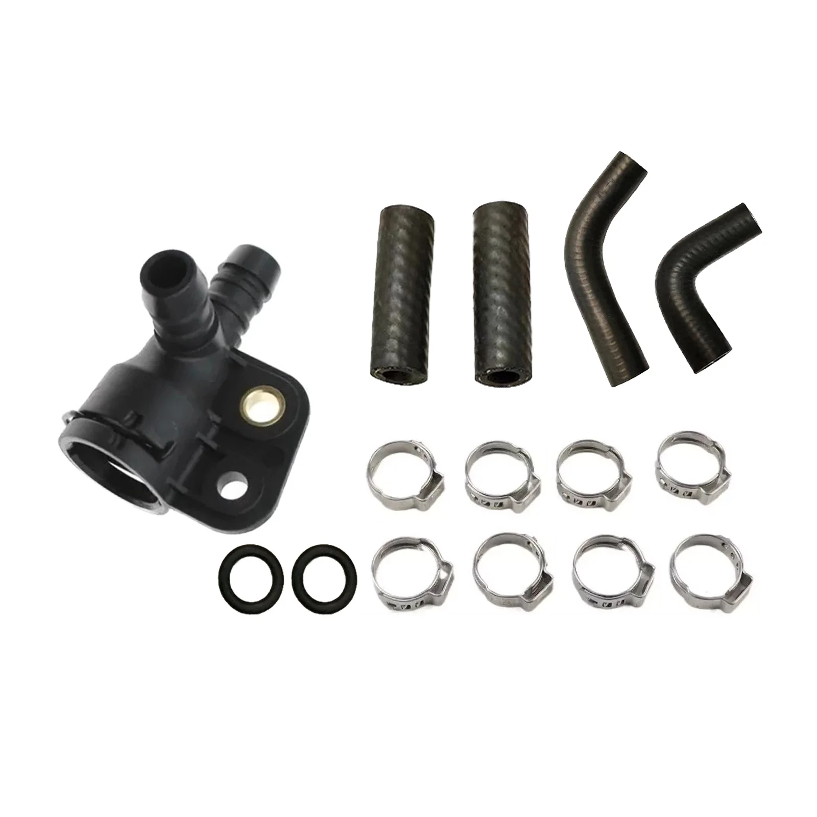 

Turbocharger Engine Cooling System Connector Kit of 15 for Benz Models including CLS C218 E Class and More Part No 2762006651
