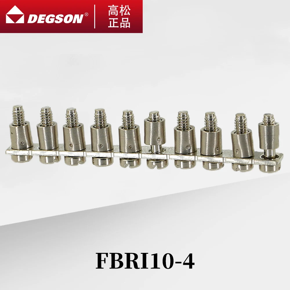 10Pcs DEGSON FBRI10-4 FBRI10-5 Sensor DIN RAIL TERMINAL BLOCKS PHOENIX CONNECTOR Industrial PCB Connector 5.2 mm
