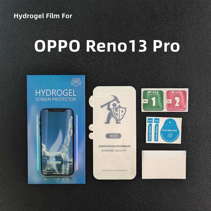 2/3/4pcs HD Hydrogel Film For OPPO Reno13 Pro Screen Protector For OPPO Reno13 Pro Clear Protective Film Not Tempered Glass