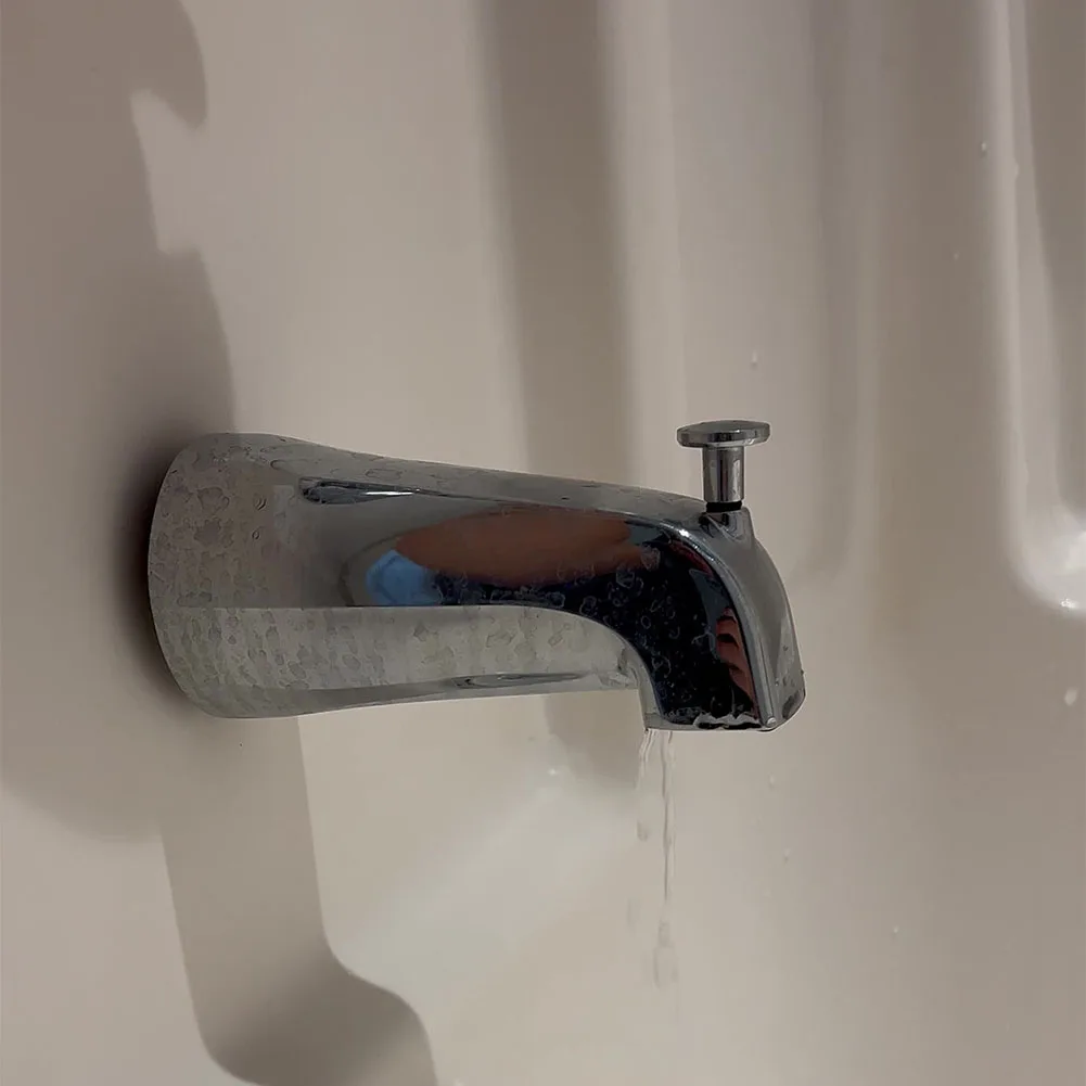 Bathtub Diverter Chrome Diverter Tub Spout Effortless Cleaning Polished Chrome Finish Stylish Bathroom Upgrade