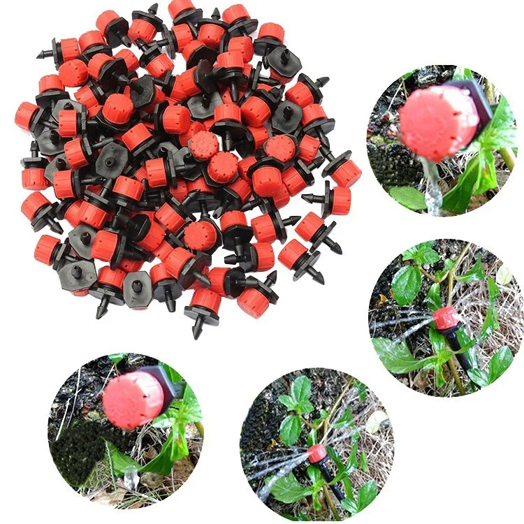 Wholesale Adjustable Irrigation Drippers Sprinklers 1/4'' Emitter Dripper Micro Drip Irrigation Sprinklers for Watering System