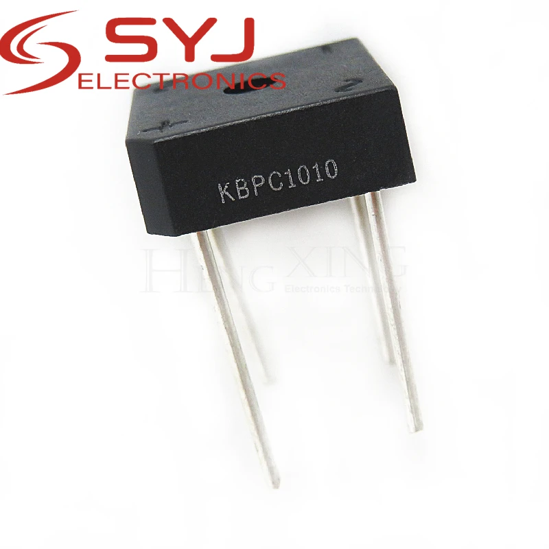 1piece Rectifier bridge stack KBPC1010 10A 1000V bridge stack square bridge single-phase bridge